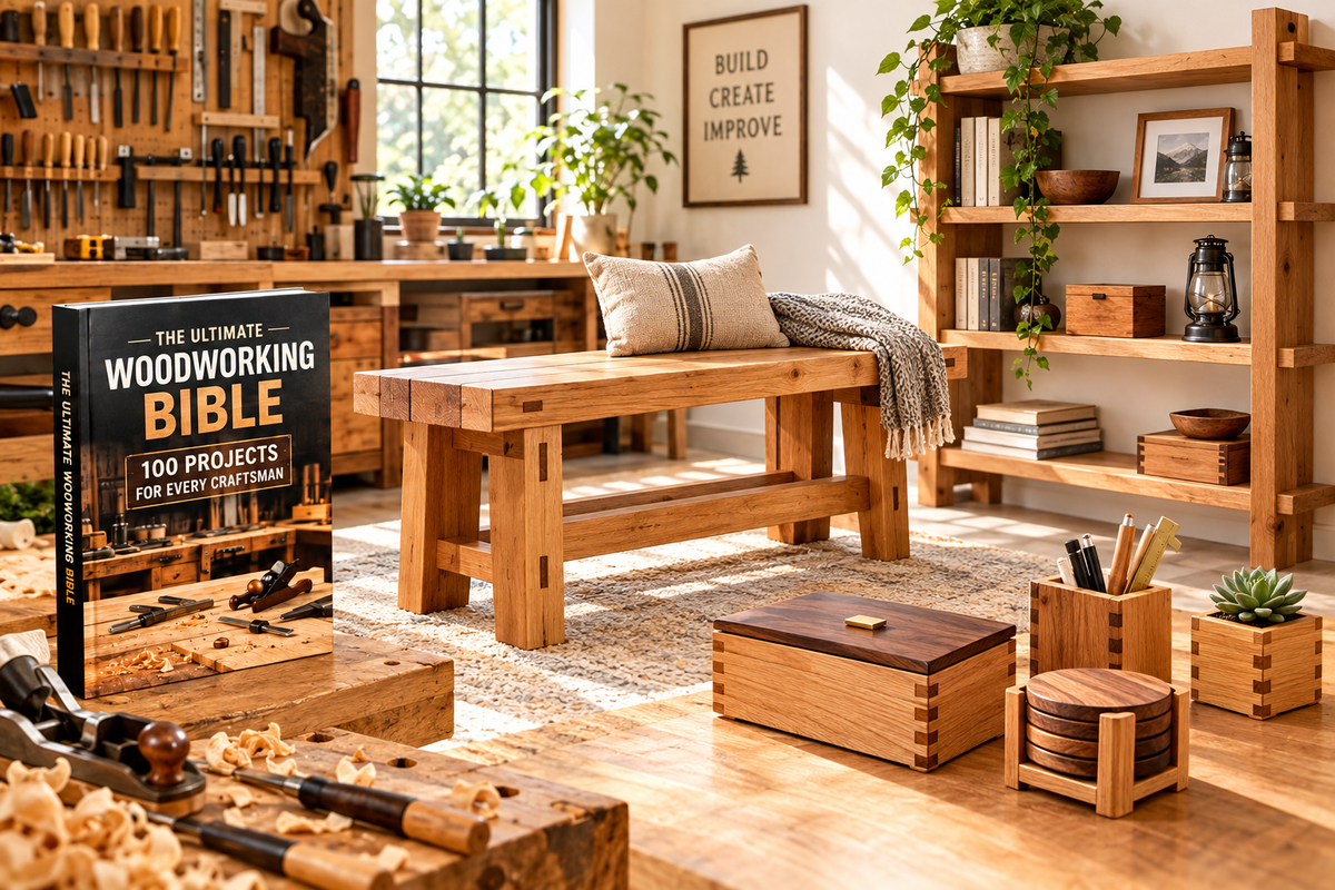Finished woodworking projects